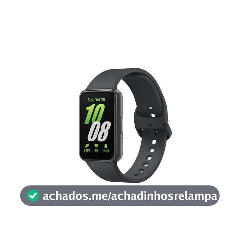 Smartwatch Samsung Galaxy Fit3 Display 1.6" Grafite