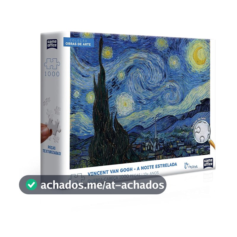 Toyster - Quebra-cabeça: Vincent Van Gogh - A Noite Estrelada - 1000 peças - Game Office