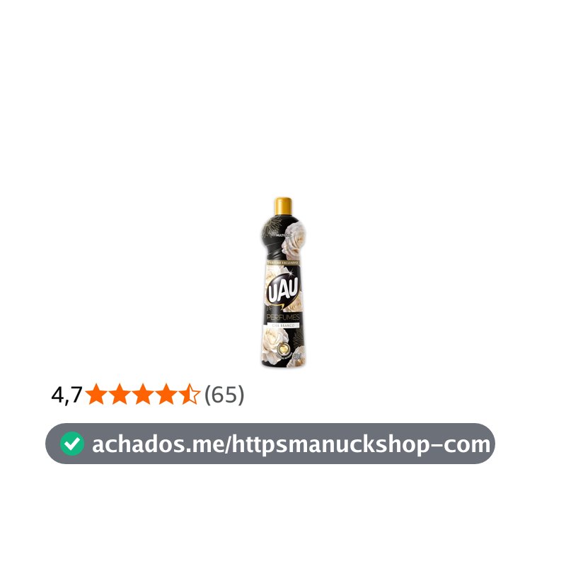 Multiuso 480ml UAU Ingleza Perfume Chá Branco Limpador