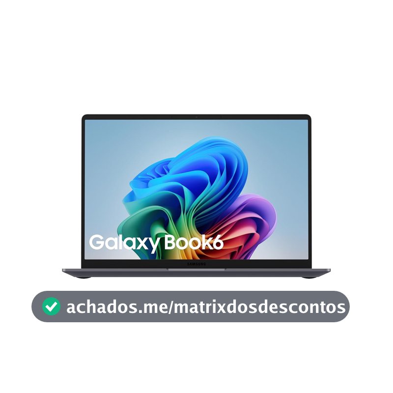 Notebook Samsung Galaxy Book6 14" Copilot+ PC, Windows 11 Home, Ultra 5, 16GB, 512GB SSD, 1.43 kg
