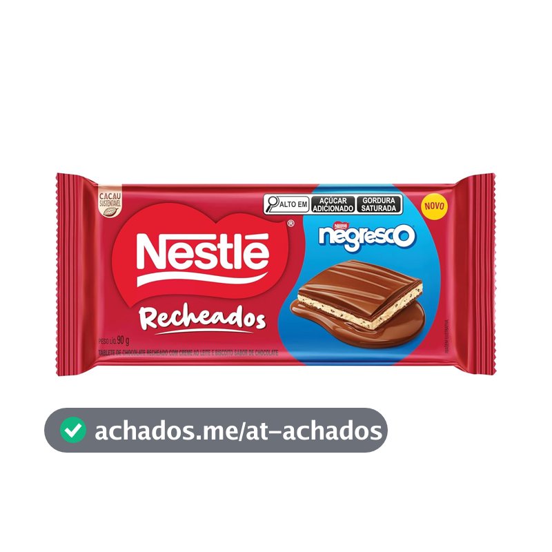 NESTLÉ NEGRESCO Recheado 90g Tablete