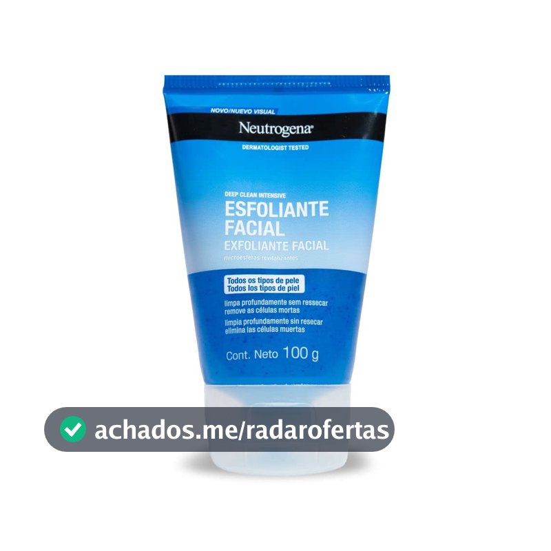 Gel Esfoliante Facial Neutrogena Deep Clean Intensive, 100g
