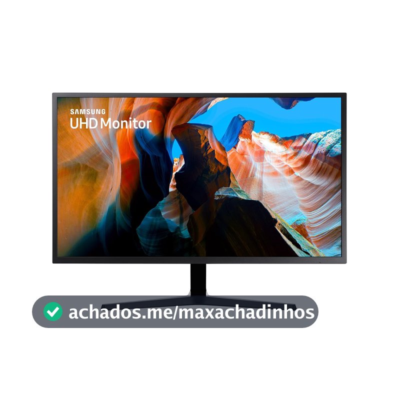 Monitor UHD Samsung 32", 4K, HDMI, Display Port, Freesync, Preto, Série UJ59
