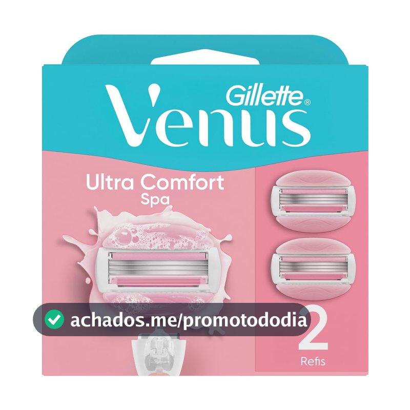 Carga para Aparelho Gillette Venus Ultra Comfort Spa, 2 Unidades