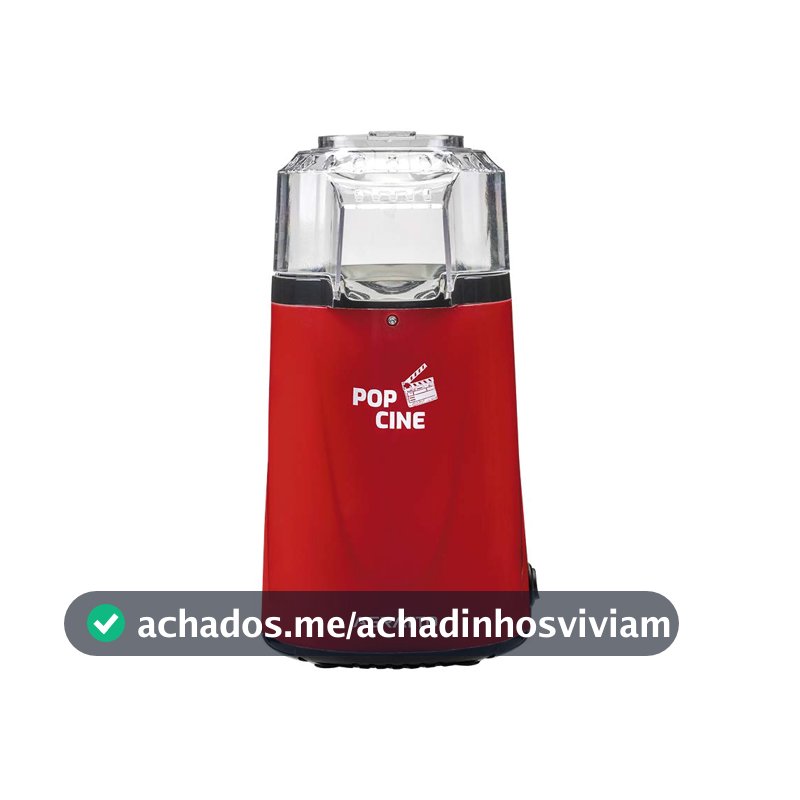 PIPOQUEIRA PO CINE PP01 VERMELHO COM DOSADOR 1200W 127V AGRATTO