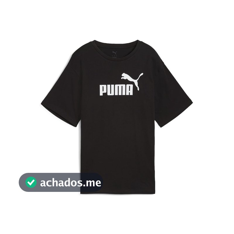 Camiseta Puma Essentials No. 1 Logo Relaxed Feminina