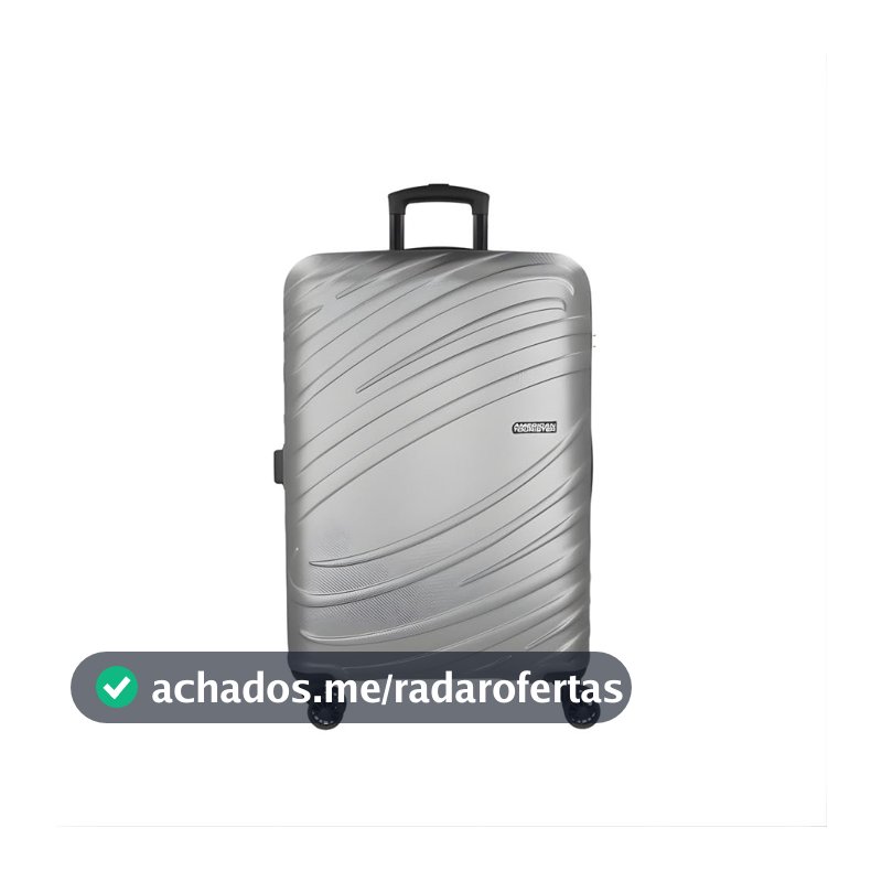 Mala de Viagem American Tourister Tesa 4.0 Spinner Prata Grande