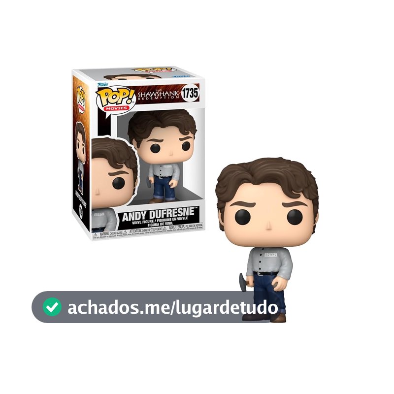 Candide, Boneco, Funko POP! Andy Dufresne, Um Sonho de Liberdade - 11 cm