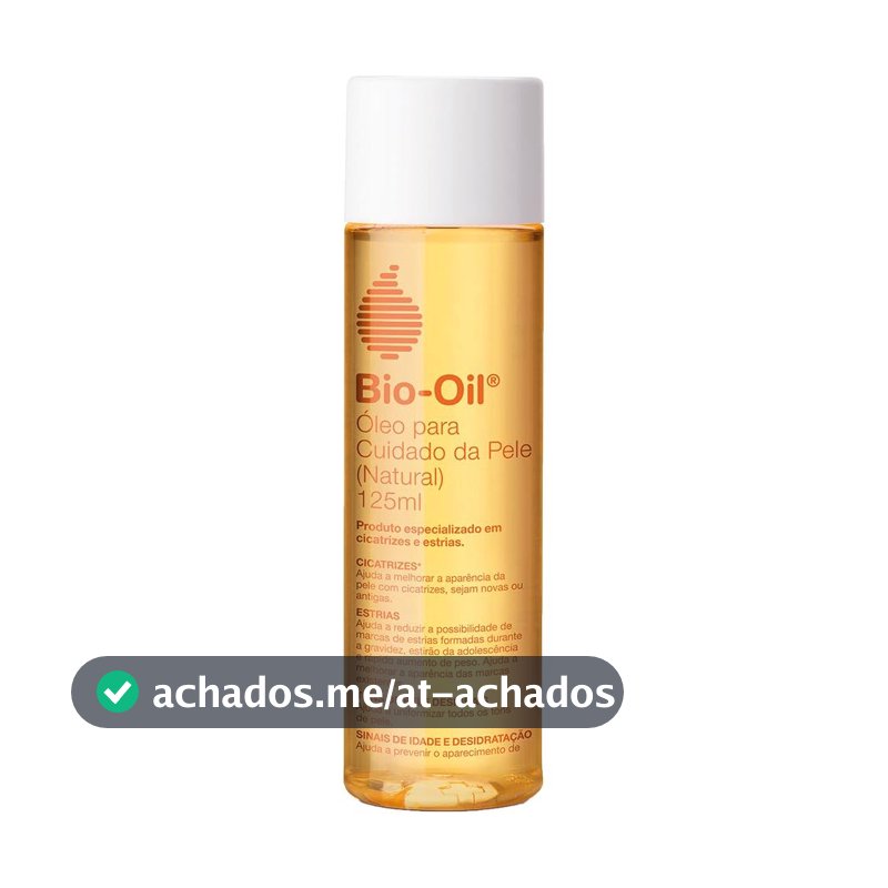 BIO OIL ÓLEO PARA CUIDADO DA PELE - NATURAL 125ML