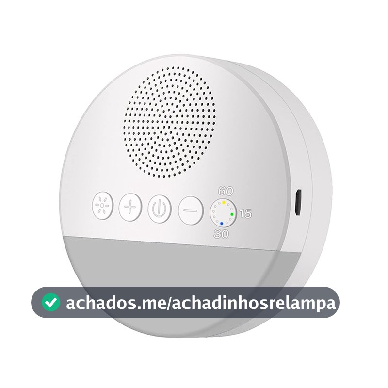 Staright White Noise Sleep Machine Built-in 6 Som suave Luz de respiração suave 15/30/60 Sincronização inteligente para pessoas de todas as idades