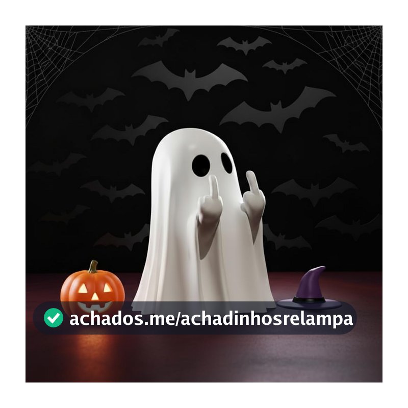 1 estatueta de fantasma de Halloween - estátua assustadora de dedo médio de resina, decoração fofa para decorações de Halloween, decoração de casa assustadora de varanda e interior, presentes de Natal