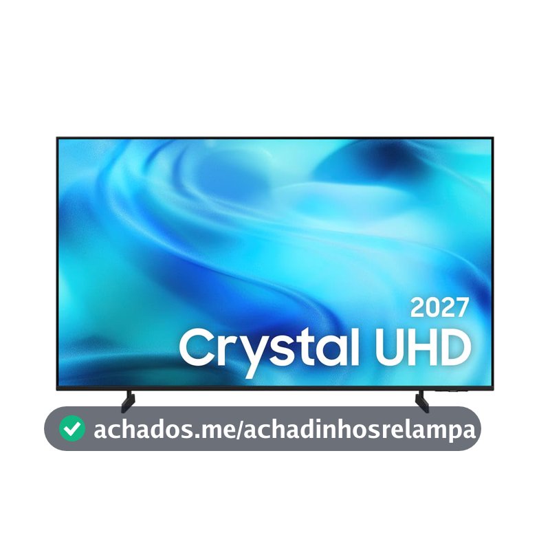 Samsung Smart TV 70" Crystal UHD 4K U8000H 26/2027, Vision AI Companion, Modo Estádio, Xbox Cloud Gaming