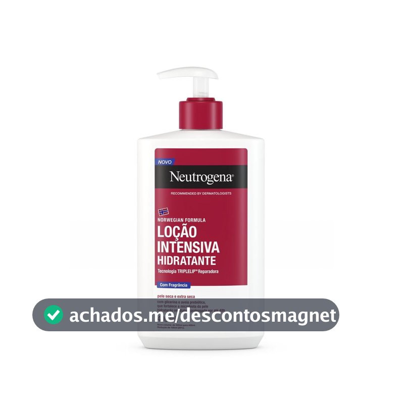 Hidratante Corporal Neutrogena Norwegian Intensivo, Com Fragrância, 400ml