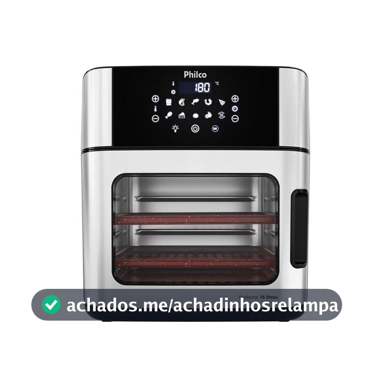 Air Fryer Philco 16L 4 em 1 Painel Digital PAF16A 220V