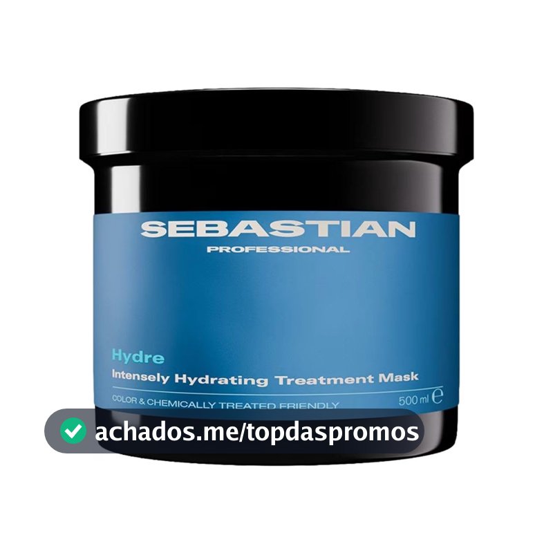 Sebastian Professional, Hydre, Máscara de hidratação para cabelos ressecados e com frizz, 500ml