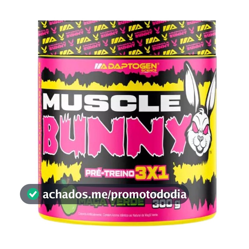 Suplemento Pré-Treino Adaptogen Science, Sabor Maçã Verde, 300g