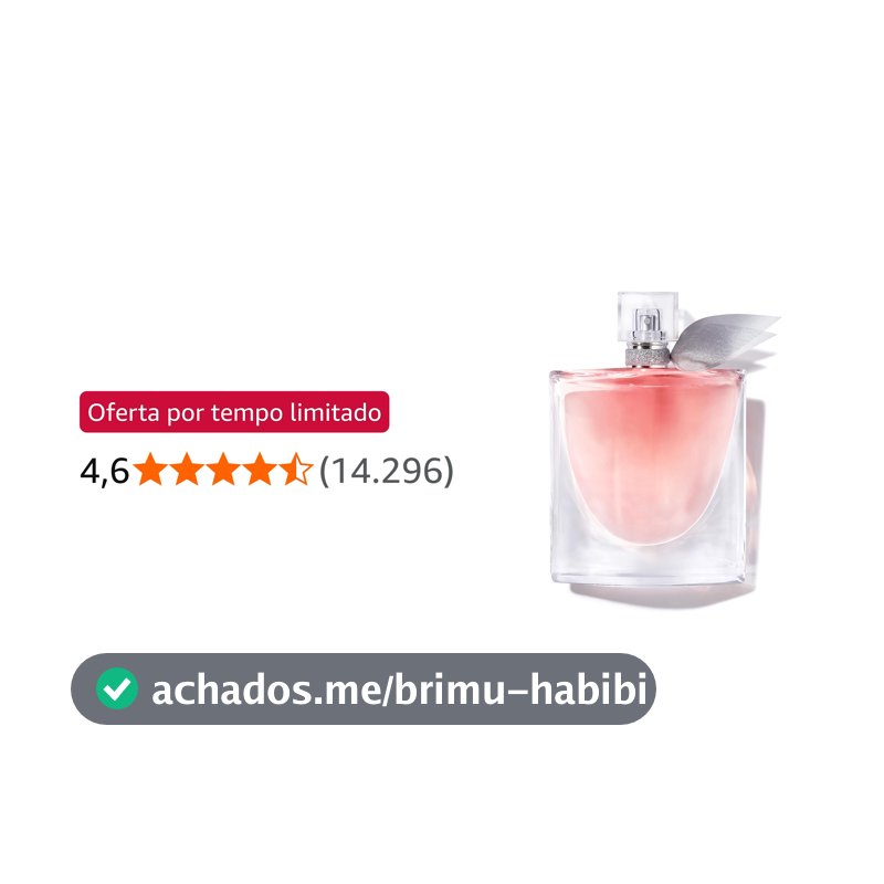 Lancôme La Vie Est Belle Eau de Parfum Feminino – Fragrância Floral Gourmand com Íris Nobre e Baunilha
