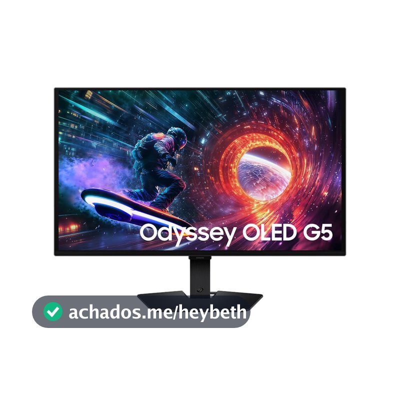 Samsung Monitor Odyssey OLED G5 27", QHD, 180Hz, 0.03ms, G-sync, FreeSync, DP, HDMI