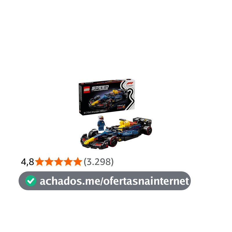LEGO Speed Champions Carro de Corrida Oracle Red Bull Racing RB20 F1 77243