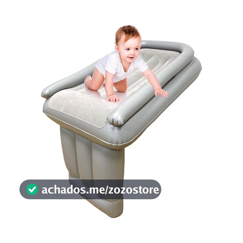 Cama Inflável de Viagem para Bebês Extensor de Assento de Avião