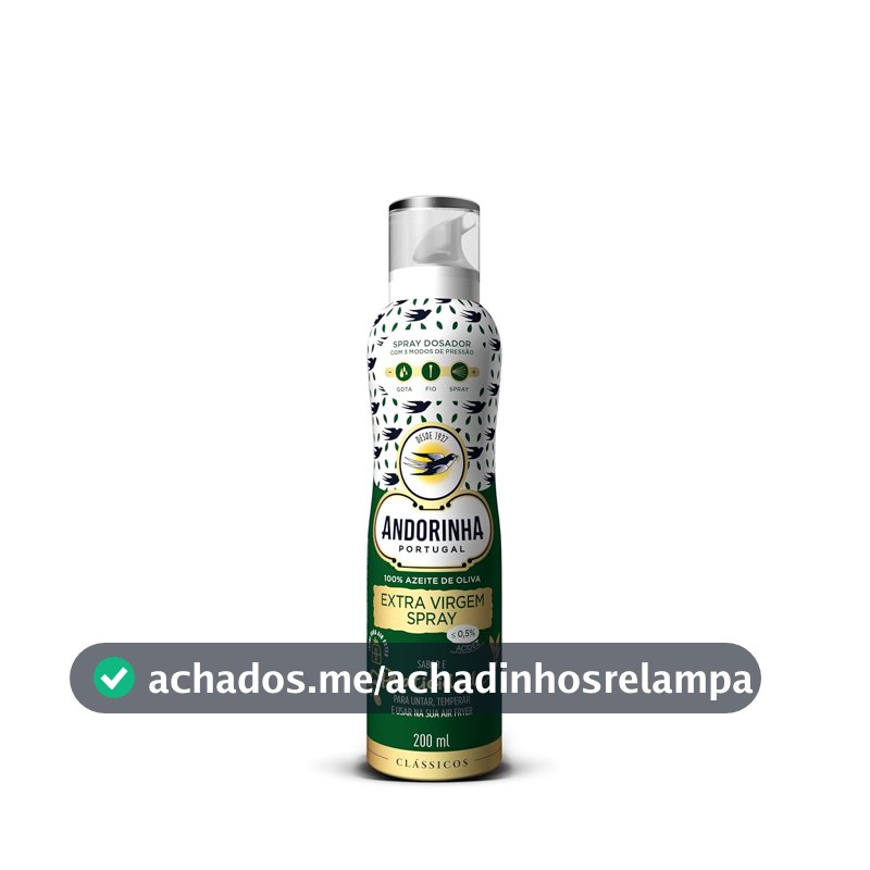 Azeite Andorinha Spray Extra Virgem 200ml
