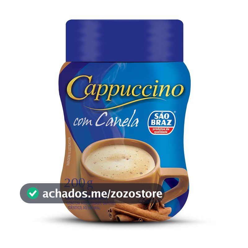 Cappuccino C/Canela Em Pó São Braz 200g