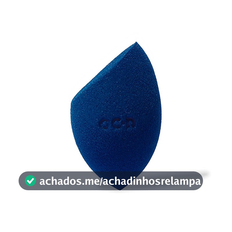 Esponja de Maquiagem Océane Flat Blend, Azul