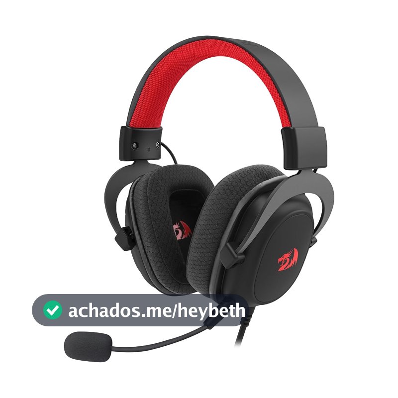 Headset Gamer Redragon Zeus Lite Preto P3 H510-LT