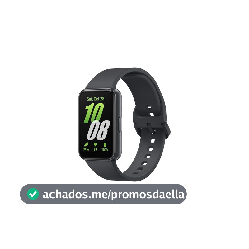 Smartwatch Samsung Galaxy Fit3 Display 1.6" Grafite