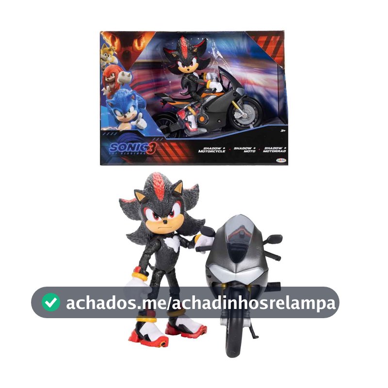 Veiculo Com Figura, Sonic Filme 3, Sunny