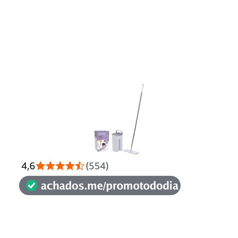 Simplo - Mop com Balde e Esfregão Slim Limpeza Prática e Eficiente