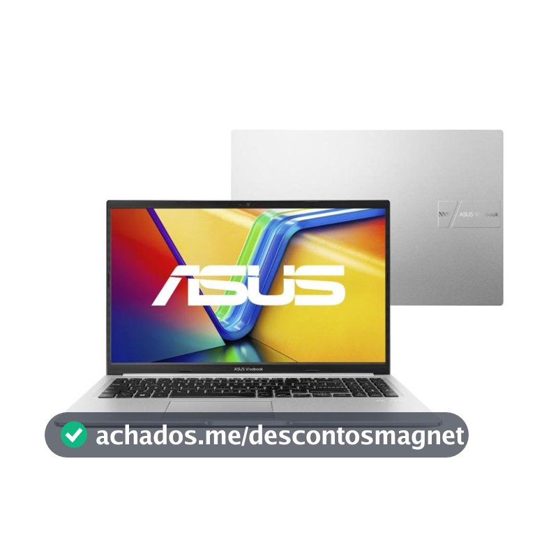 Notebook Asus Vivobook 15 M1502ya Amd Ryzen 7 5825u 8gb Ram 512 Gb Ssd Windows 11 Home 15,6" Lcd Led Fhd nível Ips Cool Silver Bq966w
