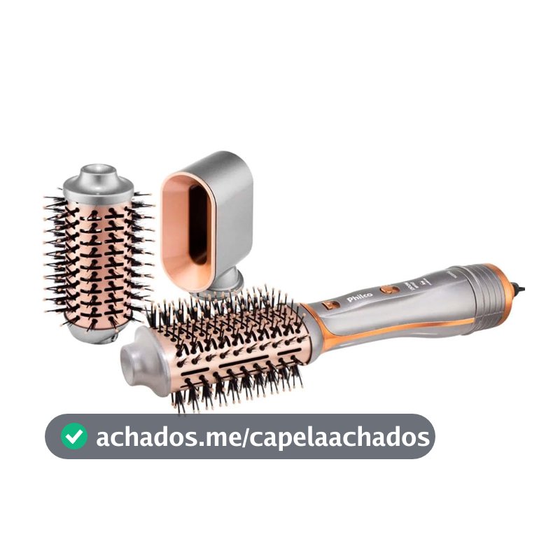 Philco Escova Secadora PES19SG 3 acessórios 1300W