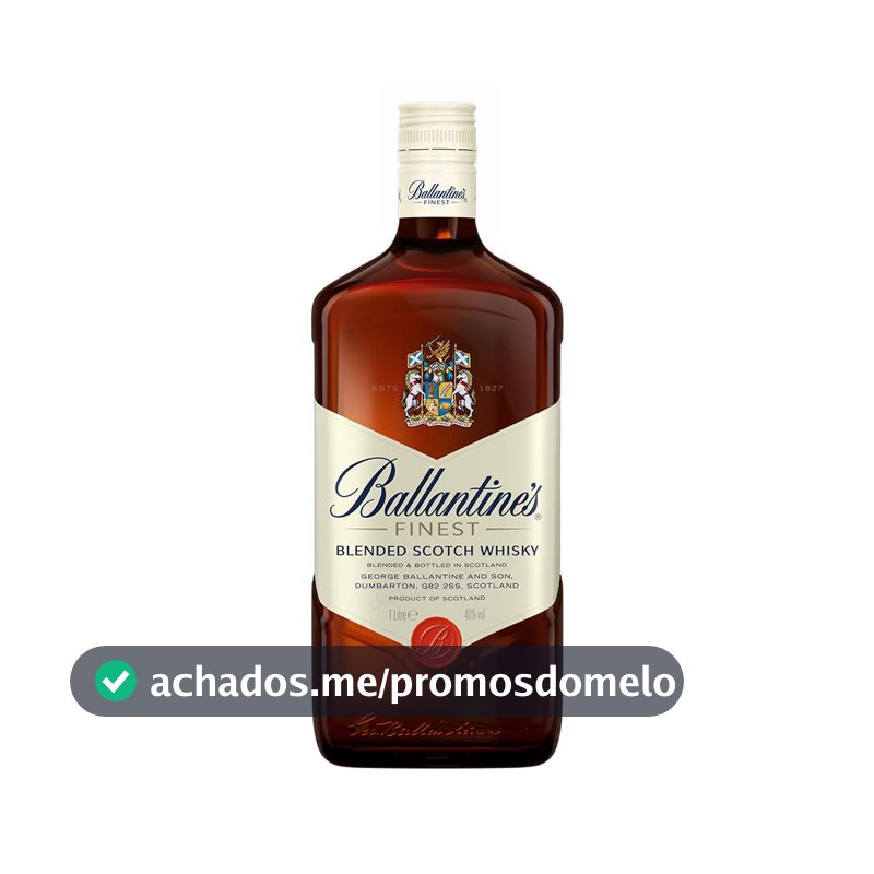 Whisky Ballantine's Finest Blended Escocês - 1 Litro