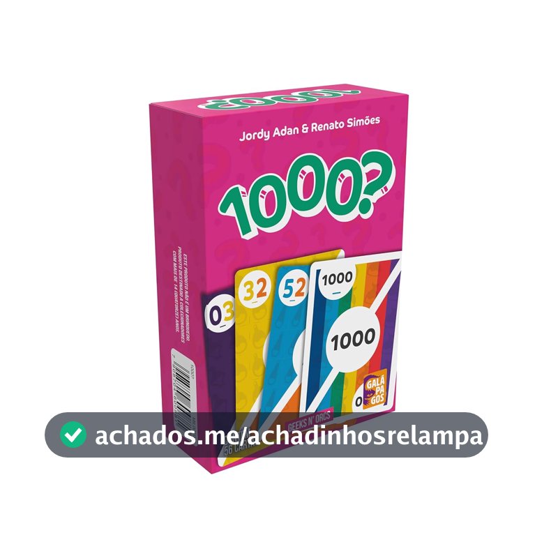 Asmodee 1000? Jogo de Cartas Competitivo, 2 a 5 Jogadores, Idade +14