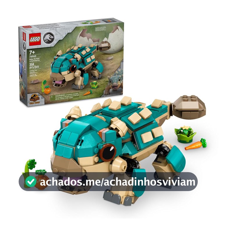 LEGO Jurassic World Bebê Bolota: Anquilossauro 76962