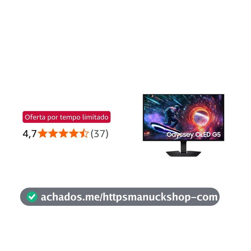Samsung Monitor Odyssey OLED G5 27", QHD, 180Hz, 0.03ms, G-sync, FreeSync, DP, HDMI