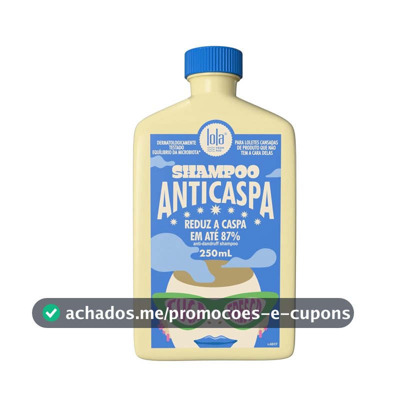 Shampoo Anticaspa Lola Cosmetics Cuca Fresca 250 ml