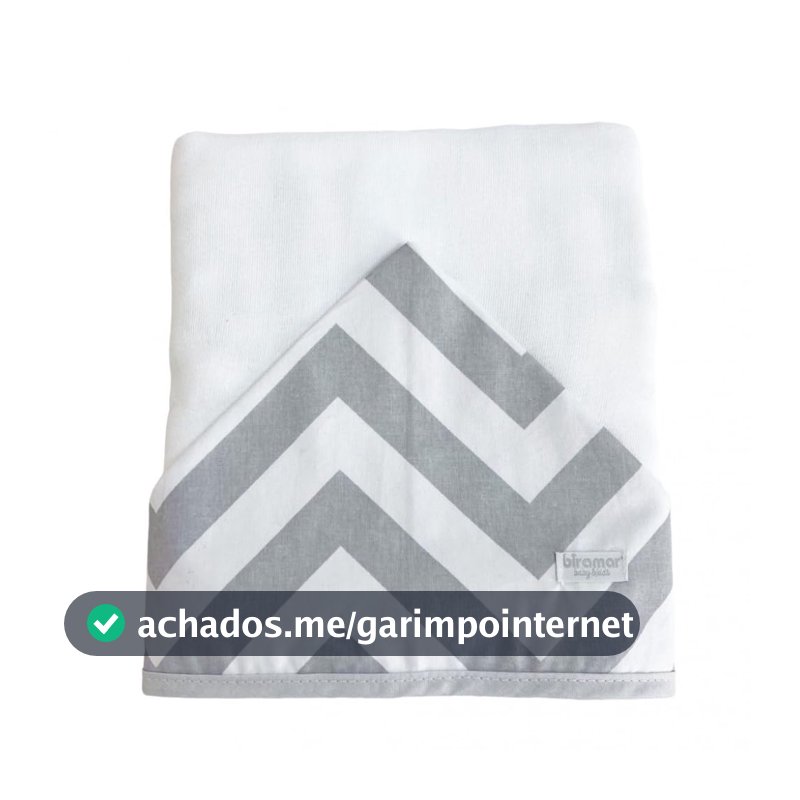 Biramar Baby Toalha De Banho Para Bebê Fralda Com Capuz Brooklyn Chevron Cinza Cinza