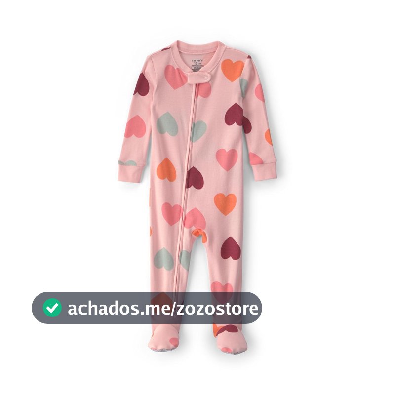 Macacão de dormir para bebês 1-piece Cotton Pj Carter'sMeninas