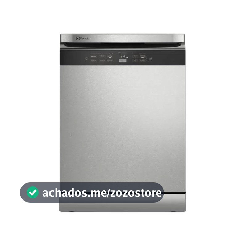 Lava-Louças Electrolux 14 Serviços Inox com Função Higienizar Compras (LL14X) - 127V