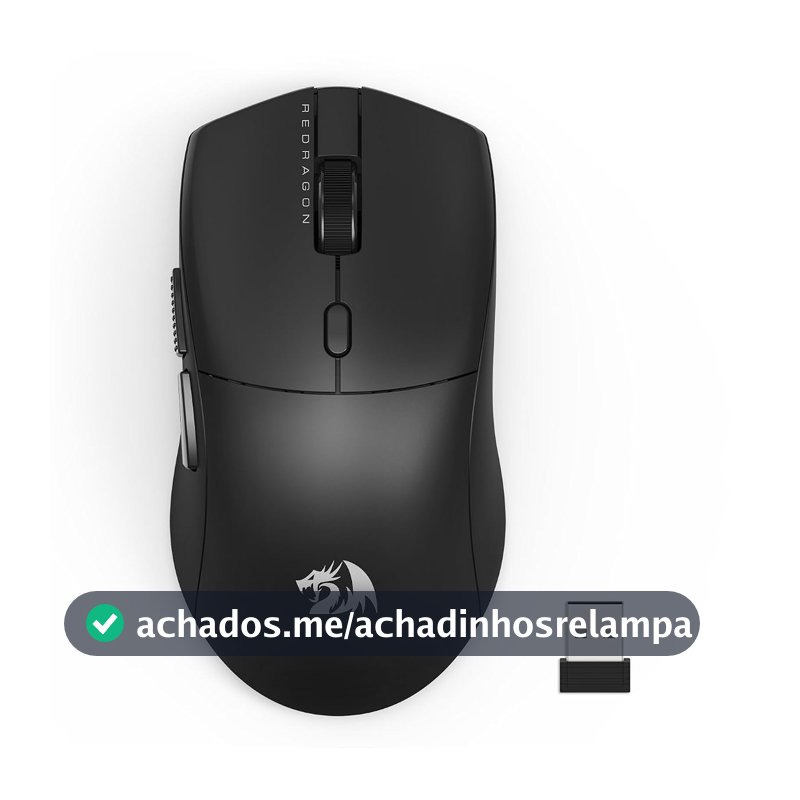 Mouse Gamer Redragon Neva Standard Preto 12000 DPI PAW3311M815-STD