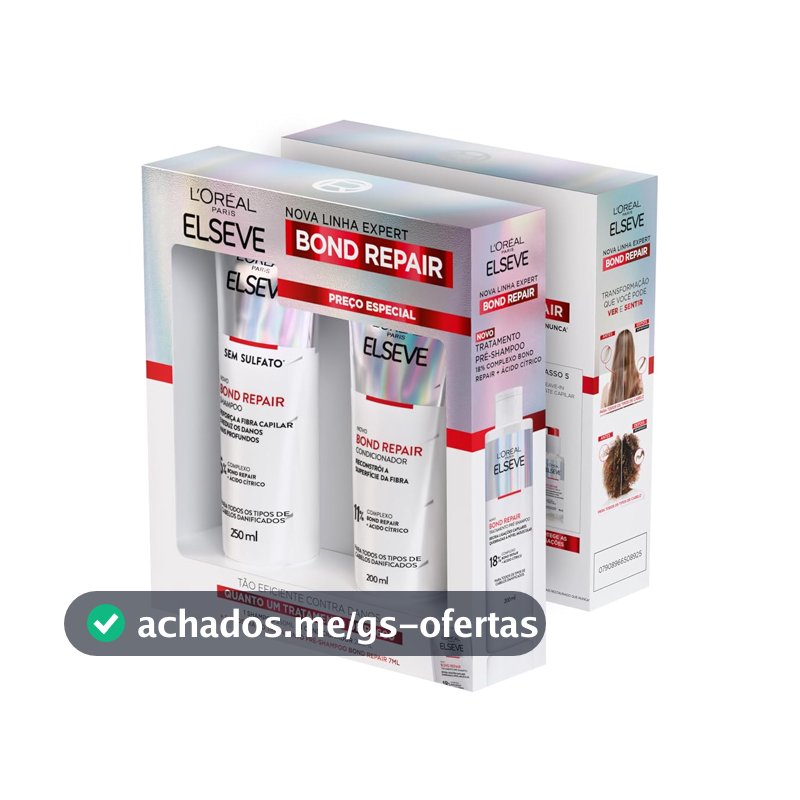 Kit Capilar L'Oréal Paris Elseve Bond Repair, Kit com 3 Unidades