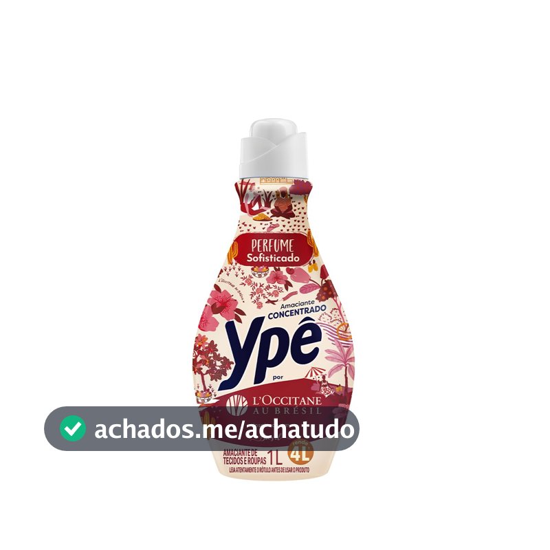 Amaciante de Roupa Concentrado Ypê, 1L