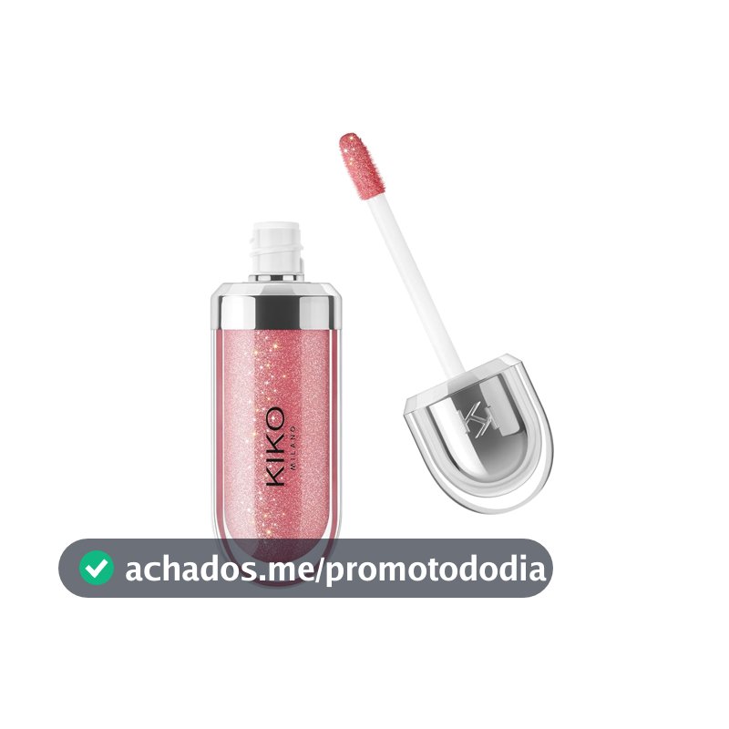 KIKO MILANO, 3D Hydra Lipgloss, Gloss Hidratante Para Os Lábios, Com Efeito 3D, Fórmula Com Extrato de Bidens