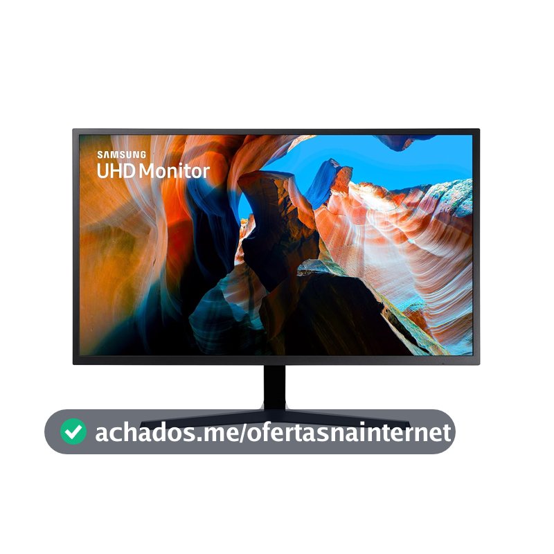Monitor UHD Samsung 32", 4K, HDMI, Display Port, Freesync, Preto, Série UJ59