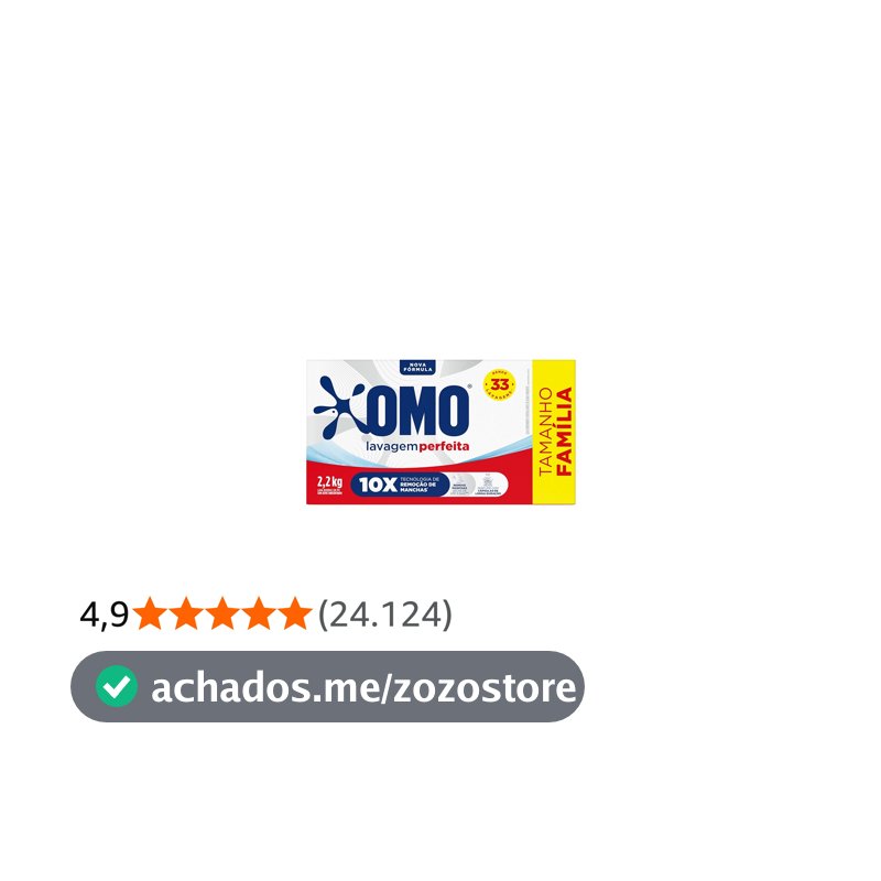 OMO Sabão Em Pó Lavagem Perfeita 2.2Kg