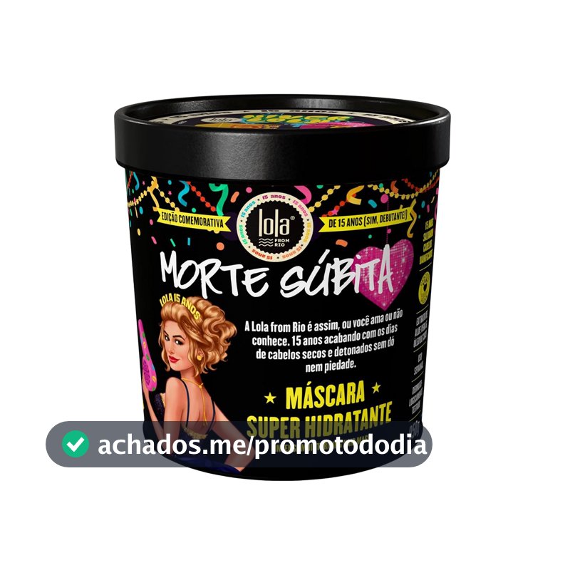 Máscara Capilar Morte Súbita 15 Anos 950g - Lola from Rio