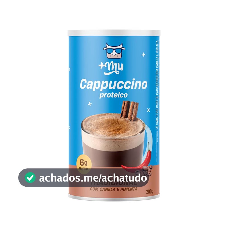 Cappuccino com Whey Mais Mu, 200g