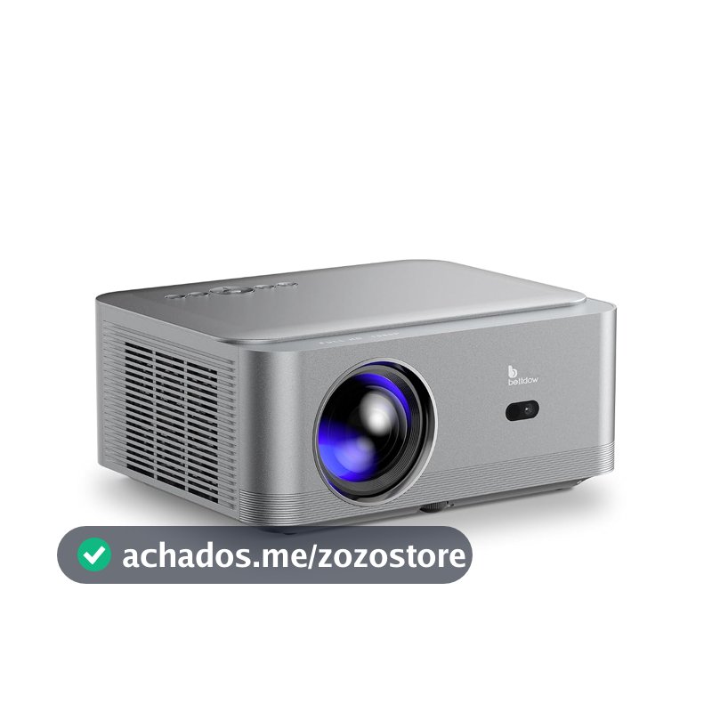 Bettdow Projetor 4k 8k 18000 Lumens [Netflix-Licensed] Hd 1080p nativo, Smart Projetores Retroprojetor Portatil 500 ANSI WiFi 6 BT 5 HDMI2.1, Auto Correção Trapezoidal, Foco Eletronico AC1082
